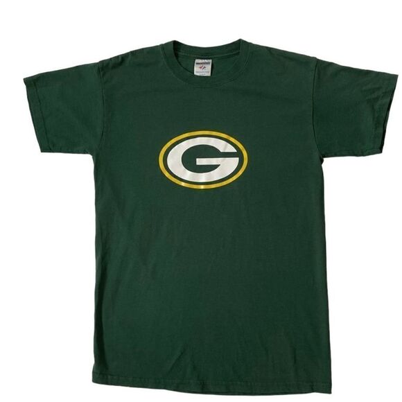 Green Bay Packers Logo Short Sleeve T-Shirt Tee SZ S - Picture 1 of 10